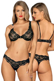 Obsessive Luvae Bra and Thong Set