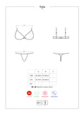 Obsessive Tulia Bra and Panties Set | Angel Clothing