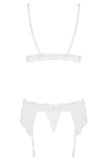 Obsessive White Lingerie Set (L/XL) | Angel Clothing