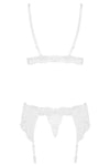 Obsessive White Lingerie Set | Angel Clothing