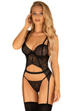 Obsessive Yaskana Basque Lingerie Set | Angel Clothing