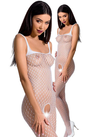 Passion Bodystocking BS071 White