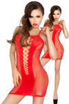 Passion BS027 Mesh Dress Red