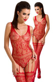 Passion BS051 Bodystocking Red | Angel Clothing