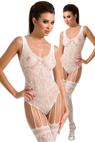 Passion BS051 Bodystocking White