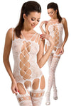 Passion BS054 Bodystocking White
