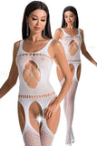 Passion BS057 Bodystocking White | Angel Clothing