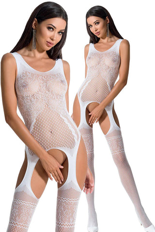 Passion Bodystocking BS061 White