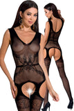 Passion Bodystocking BS062 Black | Angel Clothing