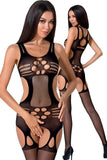 Passion Bodystocking BS066 Black | Angel Clothing