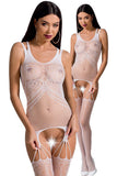 Passion Bodystocking BS070 White | Angel Clothing