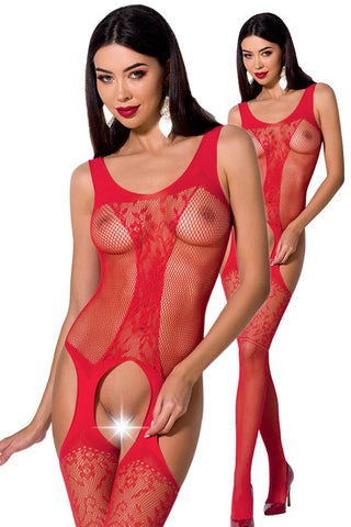 Passion Bodystocking BS072 Red