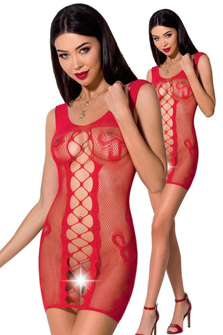 Passion Bodystocking BS073 Red | Angel Clothing