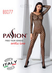 Passion Bodystocking BS077 Black | Angel Clothing