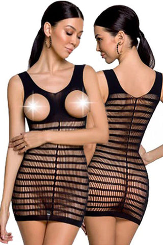 Passion Lingerie Bodystocking BS092 Black