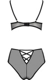 Passion Lovelia Bikini Lingerie Set Black | Angel Clothing