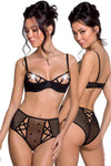 Passion Lovelia Bikini Lingerie Set Black
