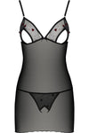 Passion Lovelia Chemise Black | Angel Clothing