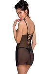 Passion Lovelia Chemise Black | Angel Clothing