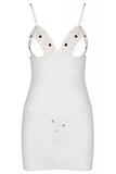 Passion Lovelia Chemise White (S/M, 2XL/3XL) | Angel Clothing