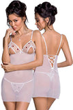 Passion Lovelia Chemise White (S/M, 2XL/3XL) | Angel Clothing