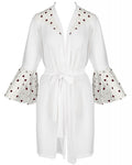 Passion Lovelia Penignoir Dressing Gown White | Angel Clothing