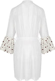 Passion Lovelia Penignoir Dressing Gown White | Angel Clothing