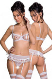 Passion Lovelia Lingerie Set White | Angel Clothing