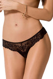 Passion Naja Thong Black (L/XL, 2XL/3XL) | Angel Clothing