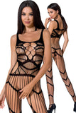 Passion Bodystocking BS058 Black | Angel Clothing