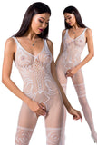 Passion Bodystocking BS069 White | Angel Clothing