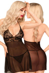 Penthouse Bedtime Story Mini Dress Black | Angel Clothing