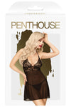 Penthouse Bedtime Story Mini Dress Black | Angel Clothing