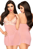 Penthouse Bedtime Story Mini Dress Rose | Angel Clothing