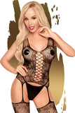 Penthouse Love Bud Bodystocking (XL) | Angel Clothing