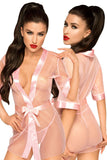 Penthouse Midnight Mirage Pink Kimono | Angel Clothing
