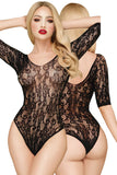 Penthouse Midnight Visit Teddy (XL) | Angel Clothing