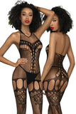 Penthouse Fancy Me Bodystocking Black (XL) | Angel Clothing
