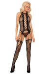 Livia Corsetti Pirvina Bodystocking Black | Angel Clothing