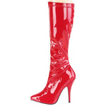 Pleaser SEDUCE-2000 Boots Red | Angel Clothing