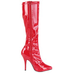 Pleaser SEDUCE-2000 Boots Red | Angel Clothing