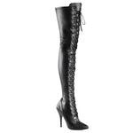 Pleaser SEDUCE 3024 Boots Matte | Angel Clothing