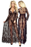 Provocative So Elegant Robe Black