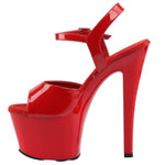 Pleaser SKY 309 Shoes Red | Angel Clothing