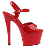 Pleaser SKY 309 Shoes Red | Angel Clothing