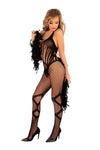 Livia Corsetti Saphi Bodystocking Black | Angel Clothing
