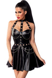 Saresia Flared Wetlook Dress | Angel Clothing