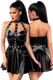Saresia Flared Wetlook Dress (XS, XL) | Angel Clothing