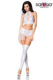 Saresia Silver Gogo Set | Angel Clothing