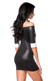 Saresia Mini Dress with Bow Tie (XS, L) | Angel Clothing